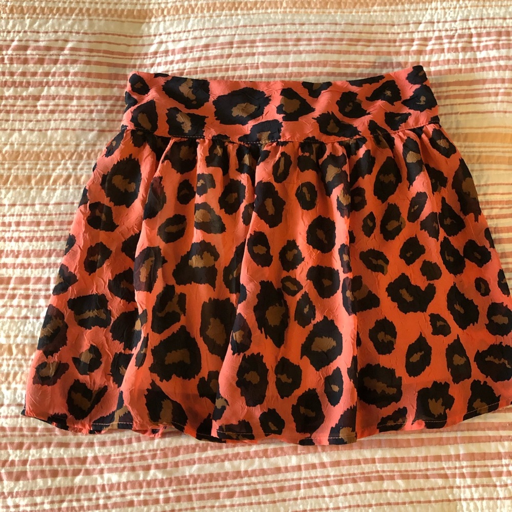 Animal Print Skirt